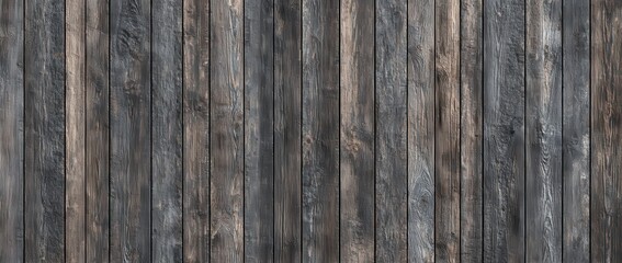 Aged vertical wooden planks