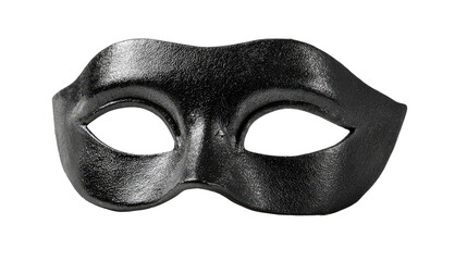Black carbon mask with soft shadow isolated on a Transparent background, PNG file.