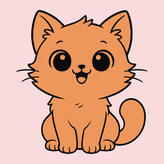 Elegant black cat silhouette in a graceful pose perfect for design projects