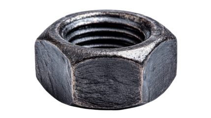 Black coated nylon gloves with grip dots background isolated on a Transparent background, PNG file.