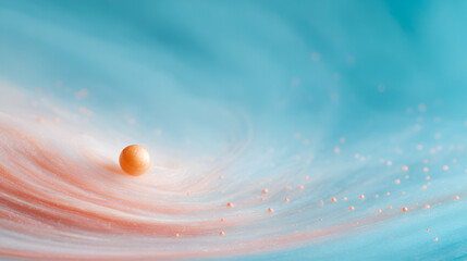 Close-up of a human embryo in fluid, showcasing delicate features and vibrant colors. white 61336640 1