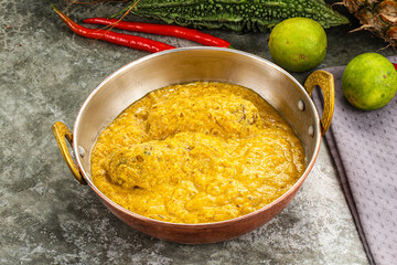 Indian cuisine - Malai kofta with gravy