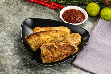 Indian chiken kebab minced meat