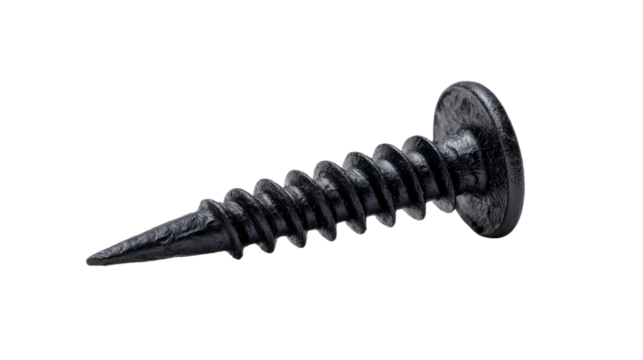 Black safety shoes with breathable design background isolated on a Transparent background, PNG file.