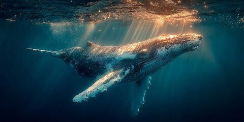Fototapeta premium whale