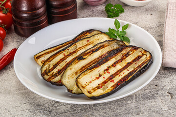  Vegan Grilled eggplant slices snack