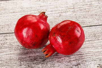 Fresh sweet juicy pomegranate fruit