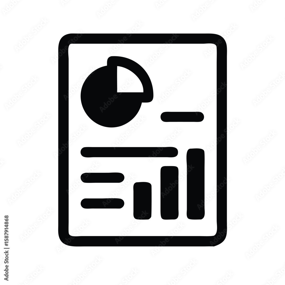 Poster illustration of a checklist with checkmarks and a square indicating items on a document page