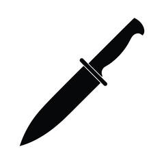 knife silhouette vector