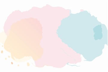 抽象的でパステルカラーの水彩画風の背景画像