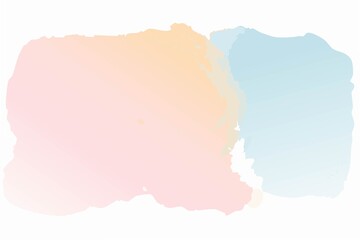 Obraz premium 抽象的でパステルカラーの水彩画風の背景画像