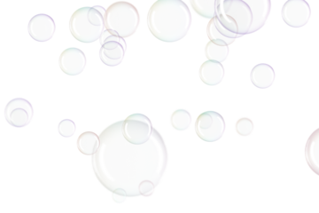 PNG soap bubble overlay element effect