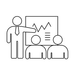 Business Presentation & Training Icon