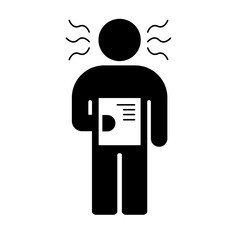 Work Stress & Business Pressure Icon