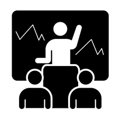 Market Analysis & Business Strategy Icon