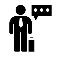 Personal Discussion & Communication Icon