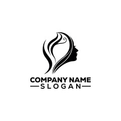 Woman Profile with Laurel Wreath Emblem