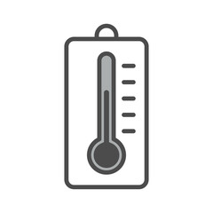thermometer icon vector design template in white background