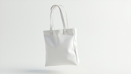Blank White Tote Bag Mockup