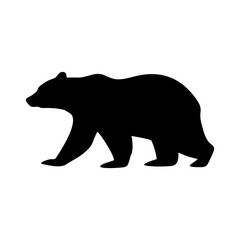 Wild Bear Silhouette Graphic Design
