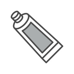 toothpaste iconvector design template in white background