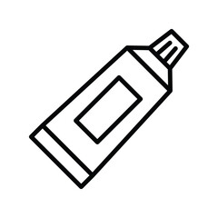 toothpaste iconvector design template in white background