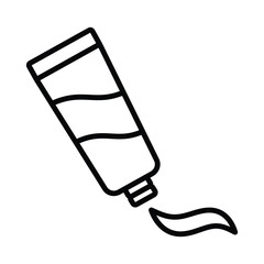 toothpaste iconvector design template in white background