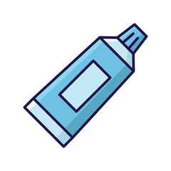 toothpaste iconvector design template in white background