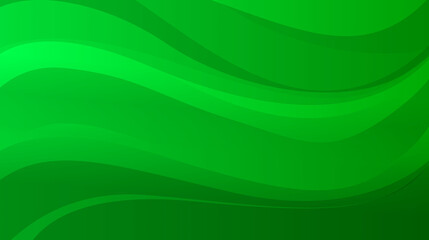 abstract green waves background