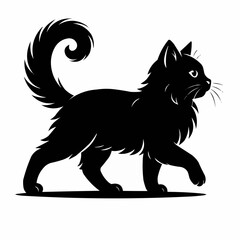 Obraz premium vector illustration of a cat