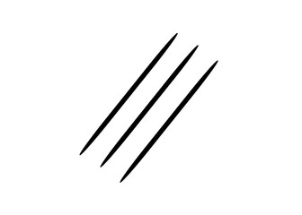 Black diagonal brush strokes for modern design accents and overlays