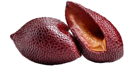 Fresh salak fruit isolated on white background