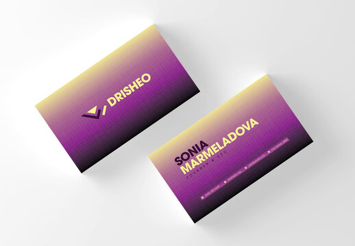 Gradient Corporate Business Card Design Template
