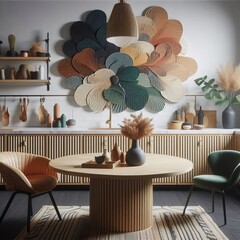 A bold sustainable statement piece with customizable color palet