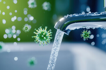 Pathogens on bathroom water taps create health concerns, highlighting importance of hygiene and cleanliness