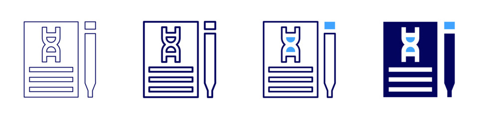Photosynthesis process icon in 4 different styles. Thin Line, Line, Bold Line, Duotone. Duotone style. Editable stroke