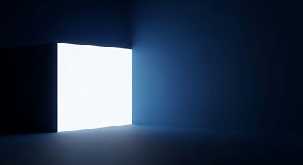 Mysterious Illuminated Gateway An Enigmatic Aperture Into the Unknown Realm of Possibilities and Potential