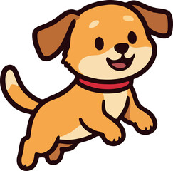Obraz premium Dog Cartoon Character