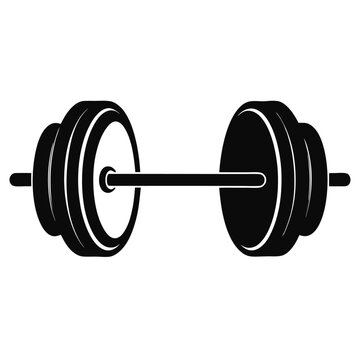 black barbell weightlifting equipment clip art preview