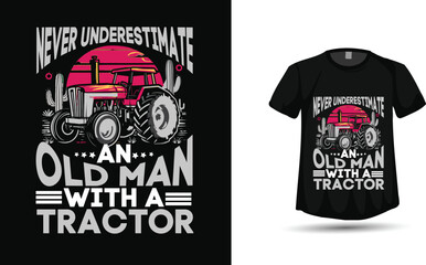 Tructor tshirt design graphics & vector