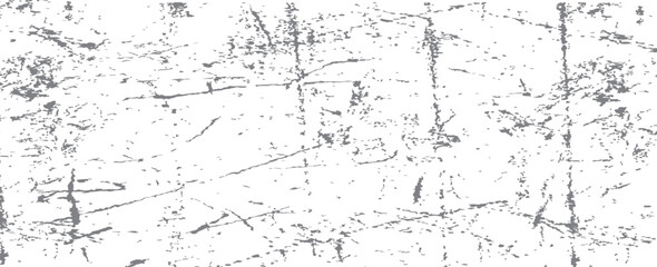 White old concrete wall grunge texture - wide banner format background with copy space for text. Grunge gray texture of chips, cracks, scratches, Soft white grunge.