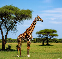 Obraz premium giraffe in the wild