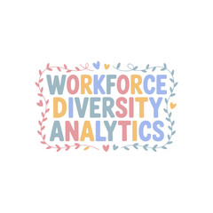 Fototapeta premium Workforce Diversity Analytics Data Insights