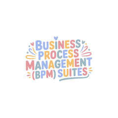 Fototapeta premium BPM Suites Business Process Management