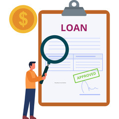 Loan Paper Illustration – Financial Agreement, 
