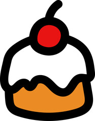 디저트 베이킹 일러스트