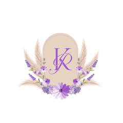 Wedding Logo / Wedding Monogram Letters with K&P