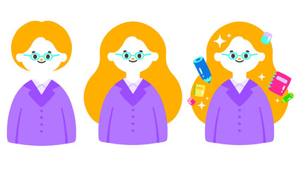 Teacher Occupation People Illustration Drawing Image