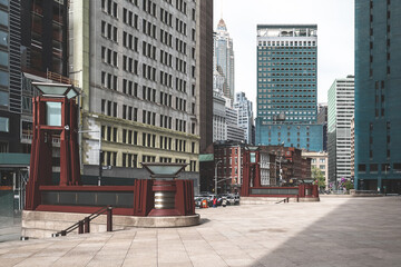 Modern and Historic Architecture Cityscape