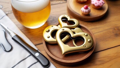Heart shaped Bottle Openers Bottle openers in the shape of heart